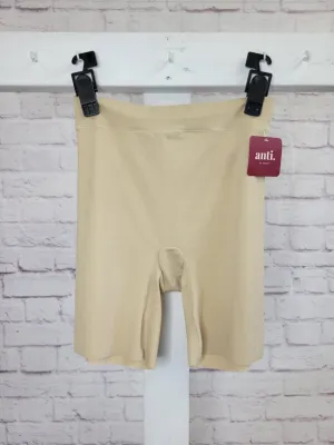 LARGE OATMEAL A544105 Anti x Proof High Waist Smoothing Slip Short