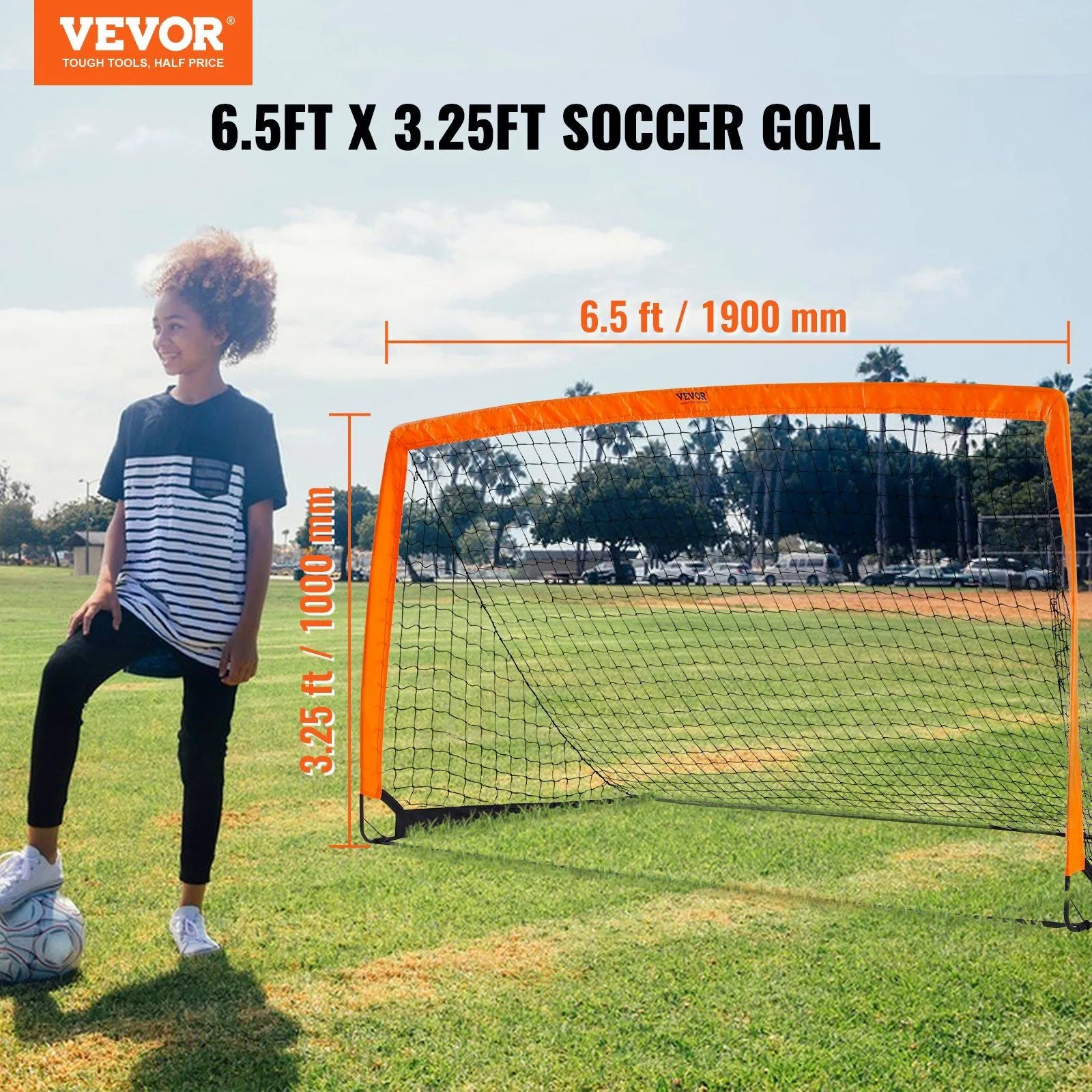 Lightweight Portable Soccer Goal