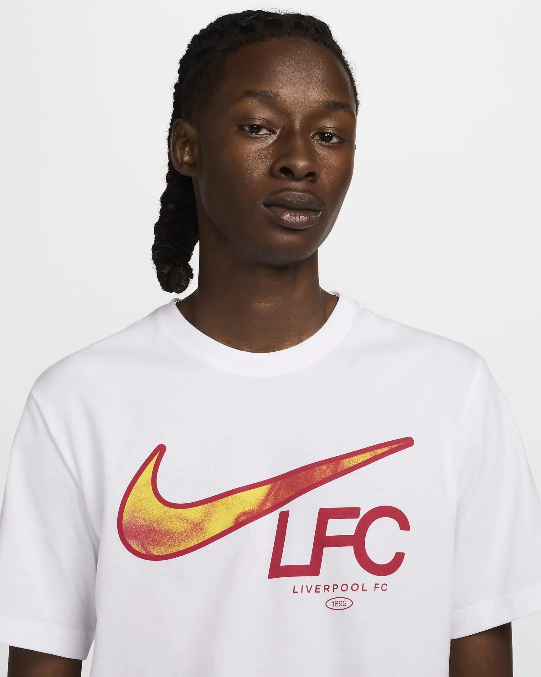 Liverpool FC Swoosh Men's Nike Soccer T-Shirt