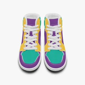 Los Angeles Sparks Fan Unofficial High-Top Shoes, sneakers, and Trainers Unisex for Kids 213 Girls' High-Top Basketball Shoes by Niche Era