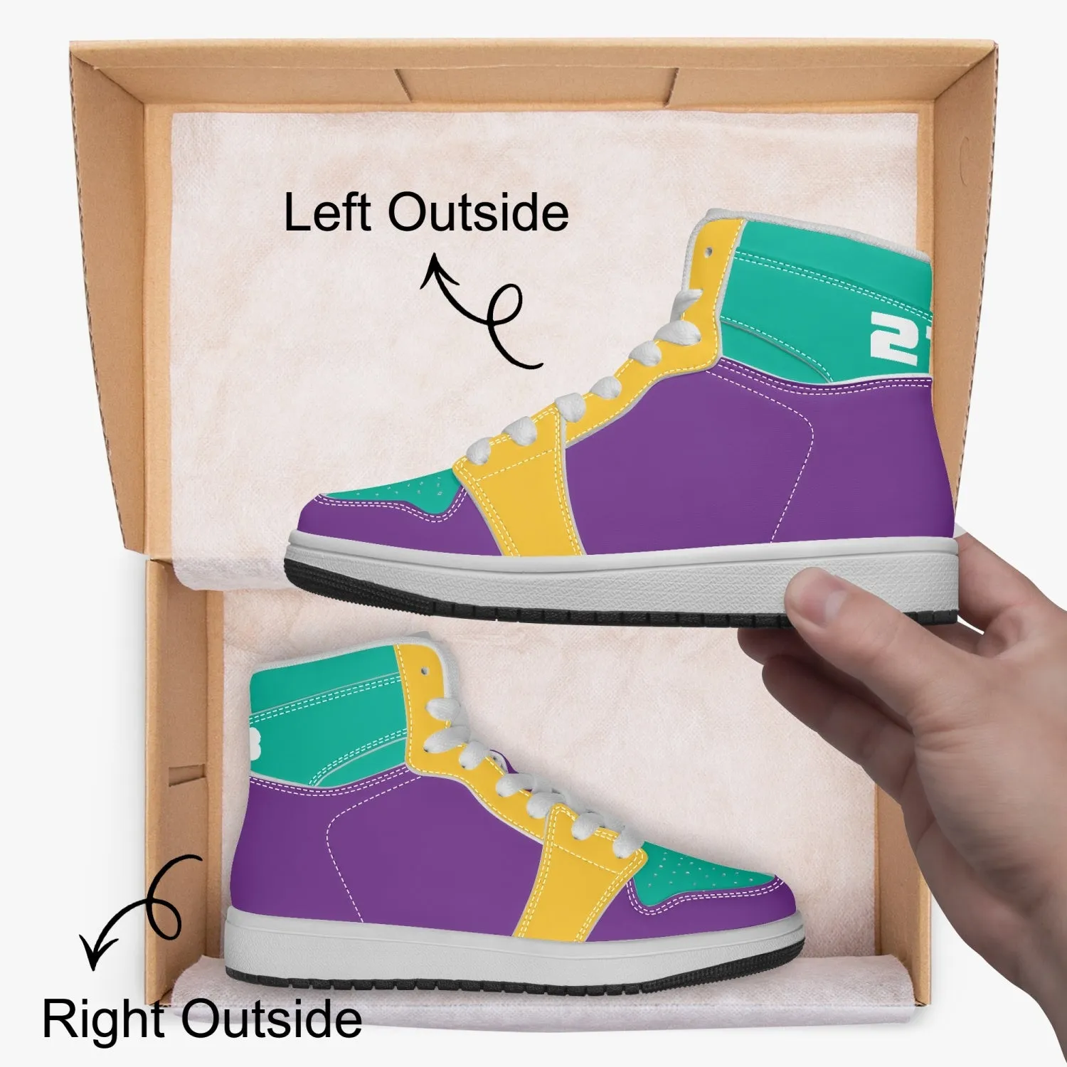 Los Angeles Sparks Fan Unofficial High-Top Shoes, sneakers, and Trainers Unisex for Kids 213 Girls' High-Top Basketball Shoes by Niche Era