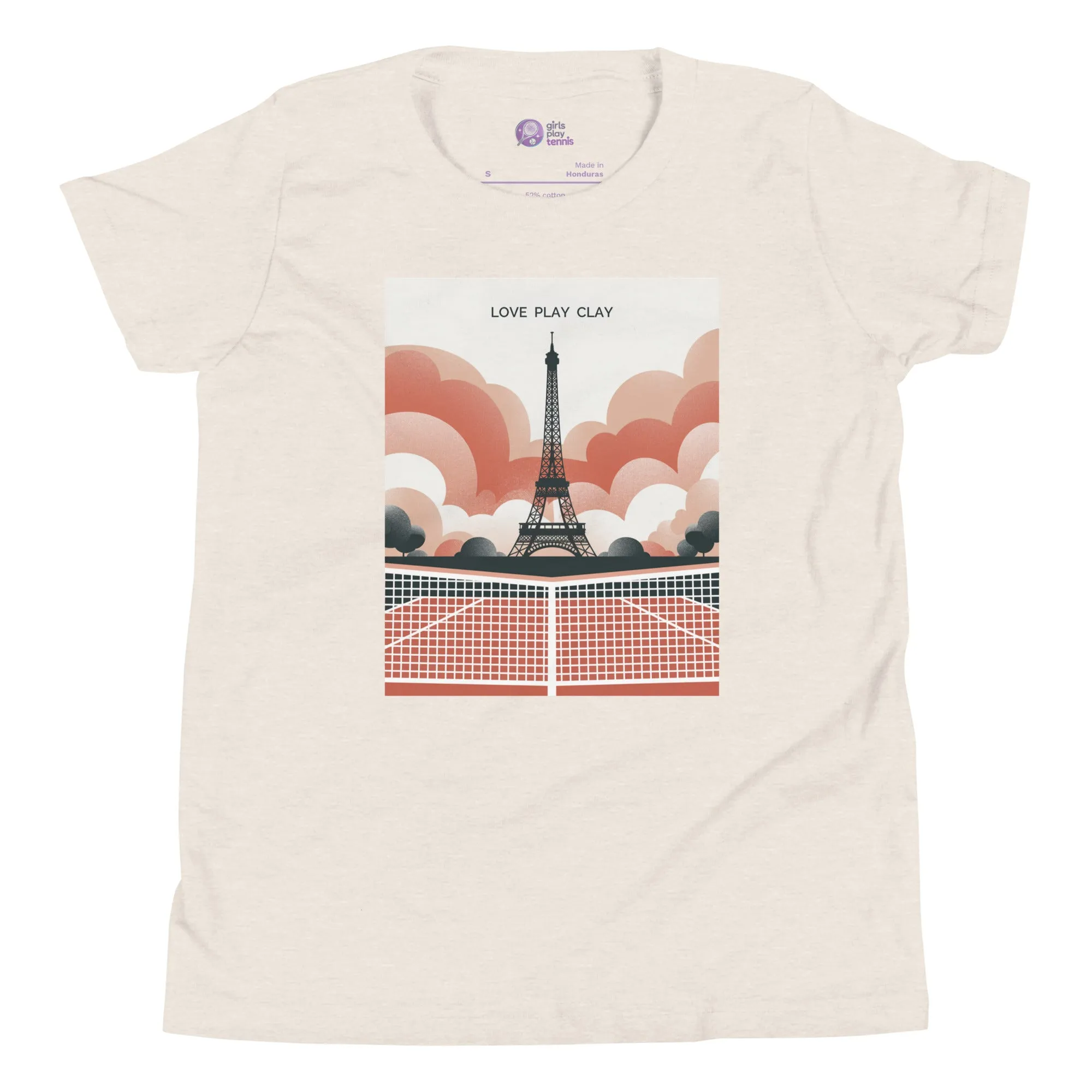 Love Play Clay Tennis T-Shirt - Youth