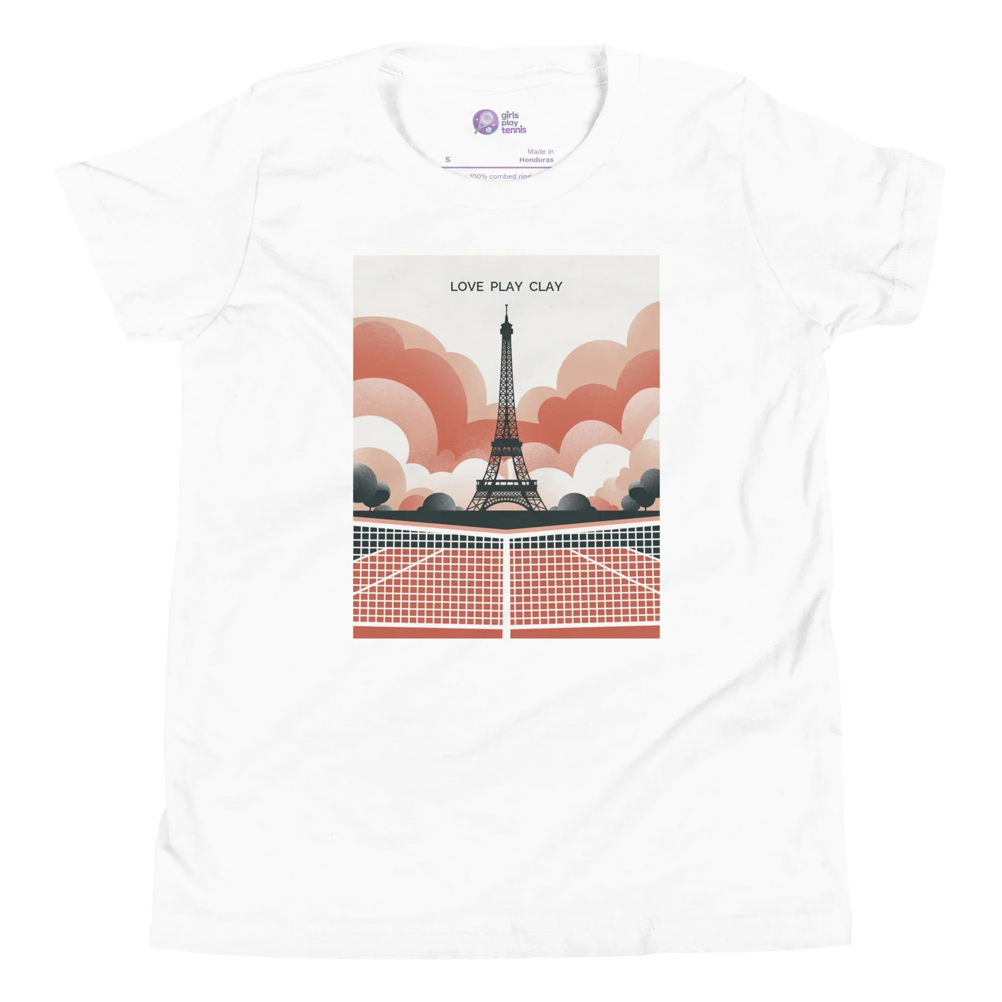 Love Play Clay Tennis T-Shirt - Youth