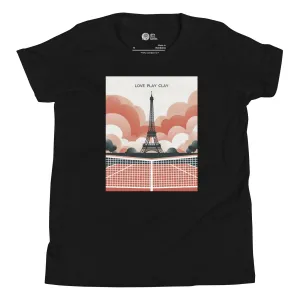 Love Play Clay Tennis T-Shirt - Youth