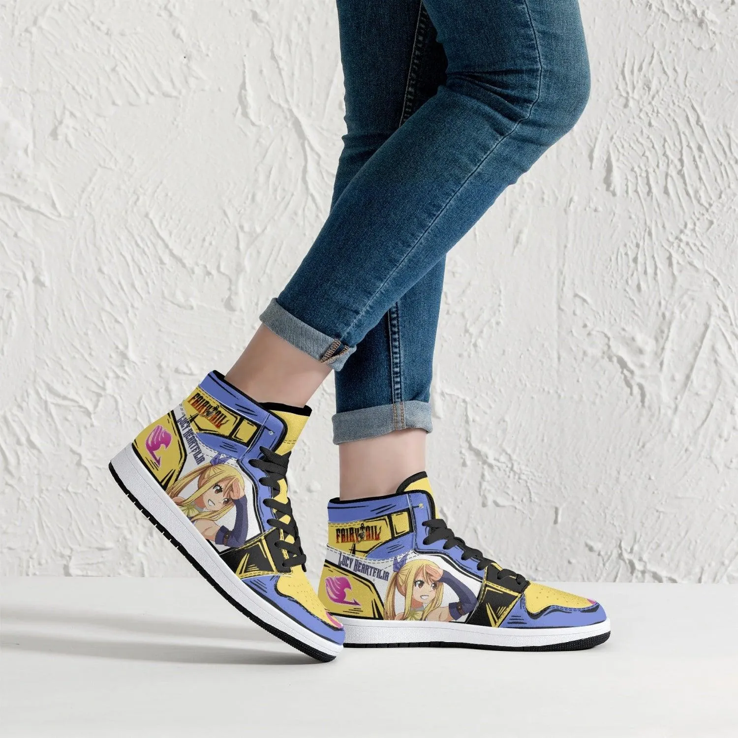 Lucy Heartfilia Fairy Tail Mid 1 Basketball Shoes