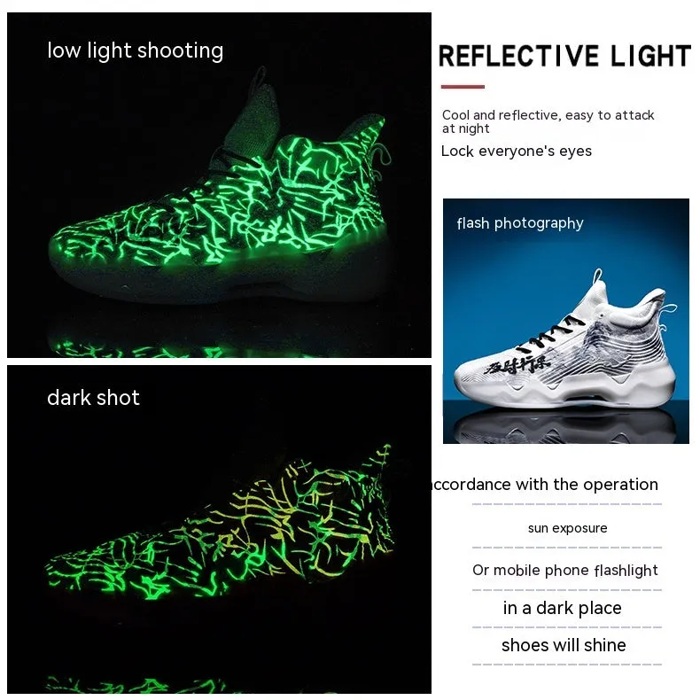 Luminous High-top Basketball Shoes