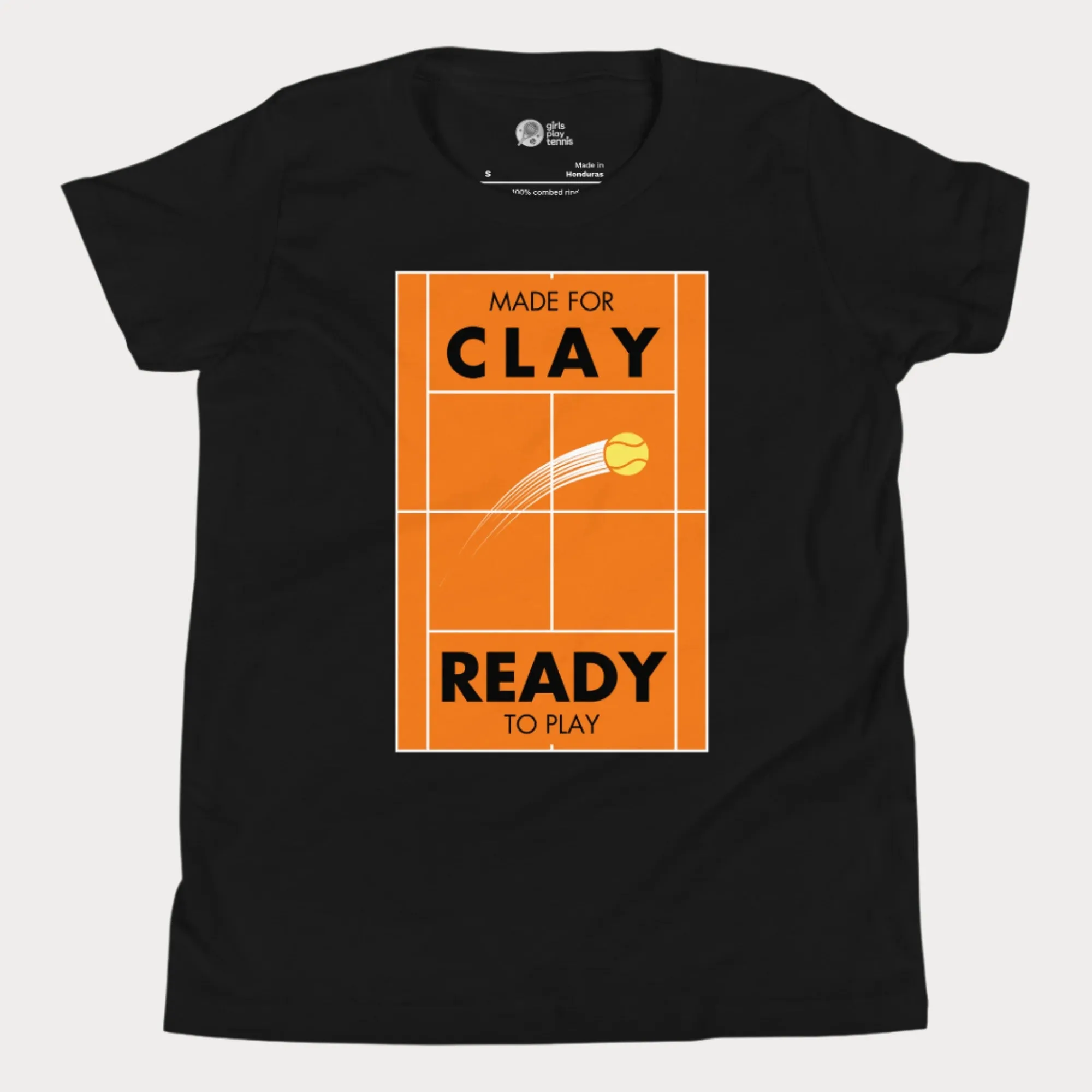 Made for Clay, Ready to Play Tennis T-Shirt - Youth