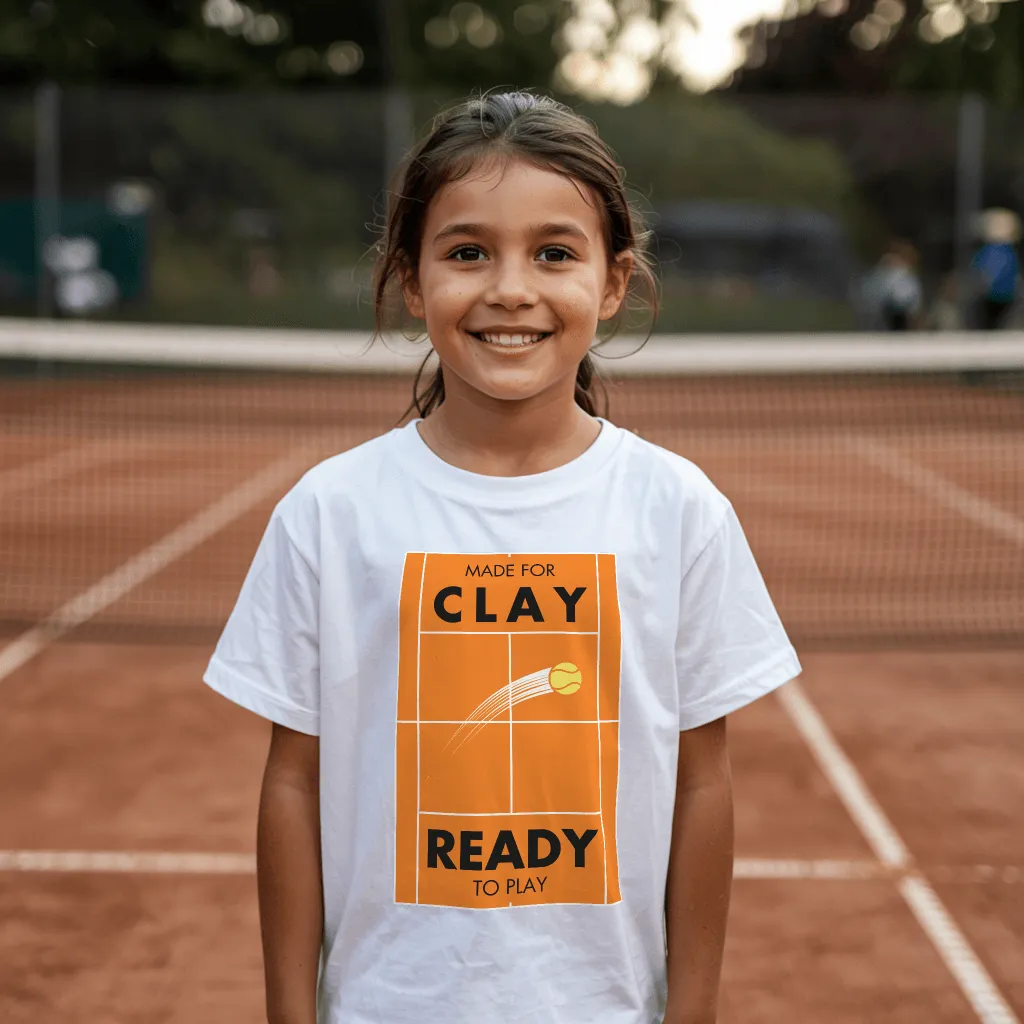 Made for Clay, Ready to Play Tennis T-Shirt - Youth