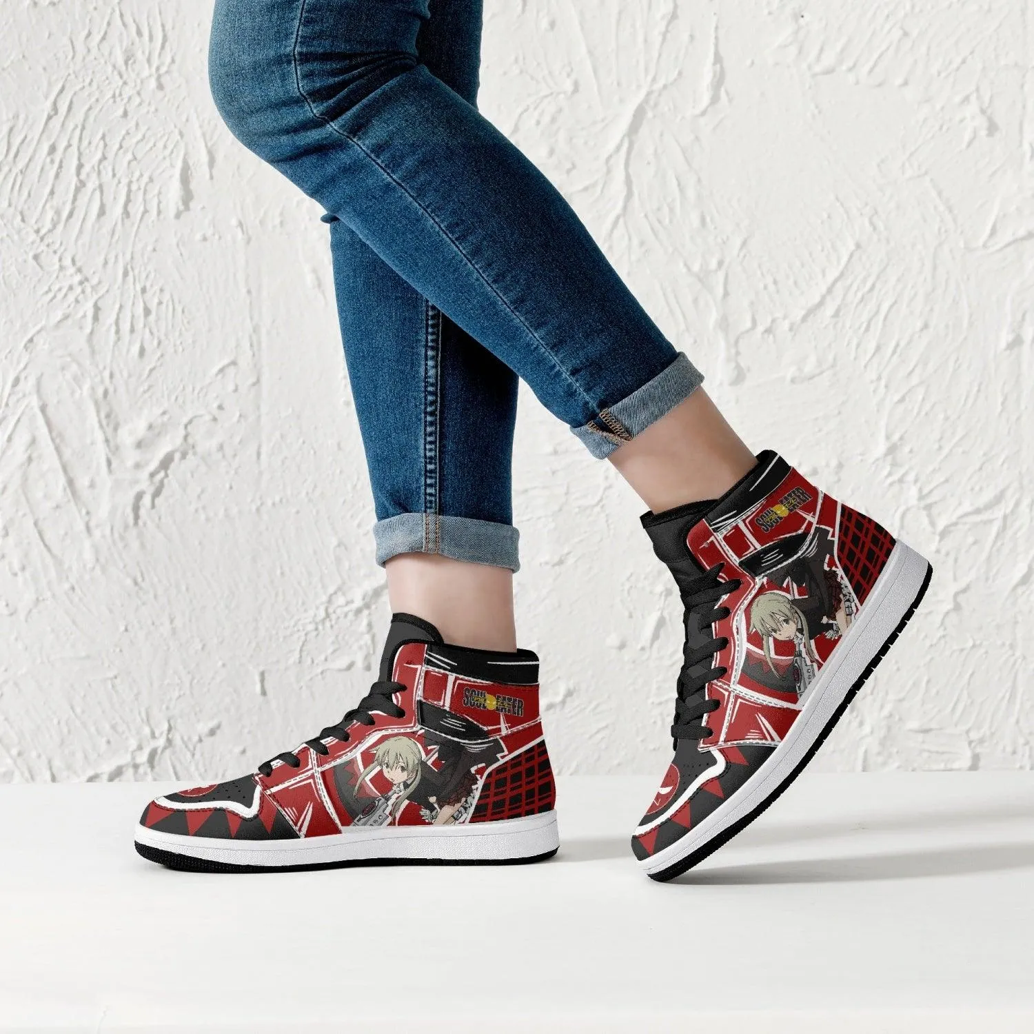 Maka Albarn Soul Eater Mid 1 Basketball Shoes