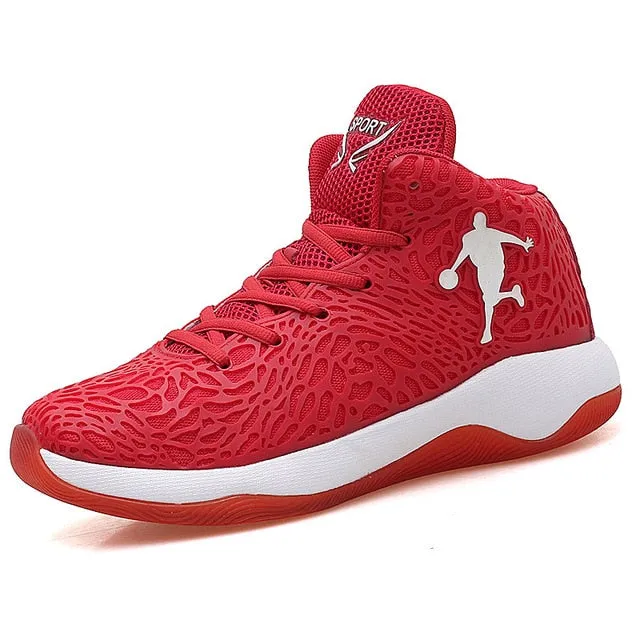 Man Light Jordan Basketball Shoes Breathable Anti-slip Basketball Sneakers