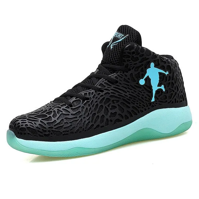 Man Light Jordan Basketball Shoes Breathable Anti-slip Basketball Sneakers