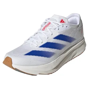 Men`s Adizero SL2 Running Shoes White and Team Royal Blue