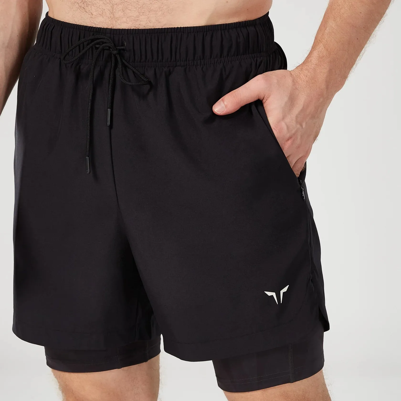 Mens Dry Tech 2in 1 7 Inch Short