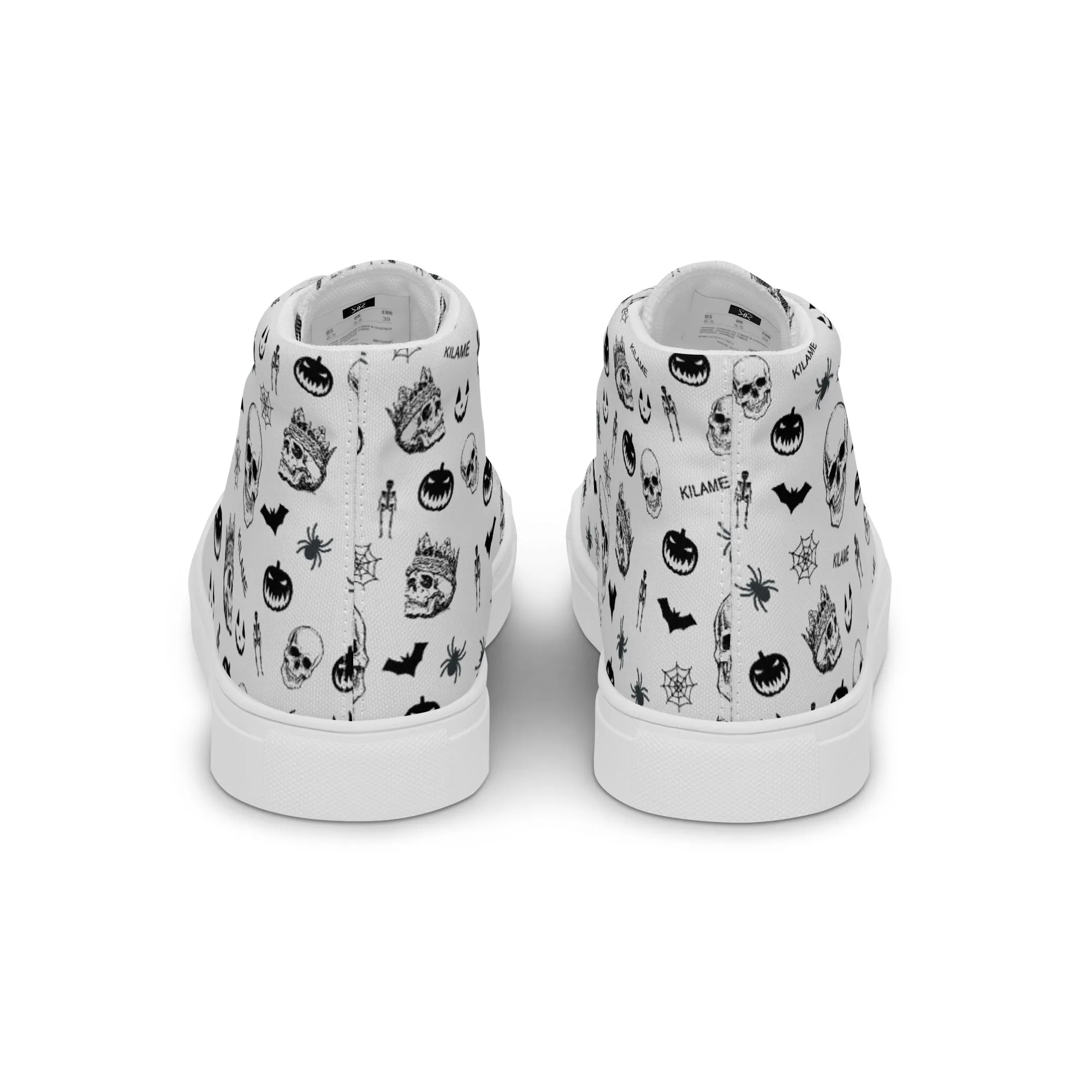 Men’s high top canvas shoes 'Skull'