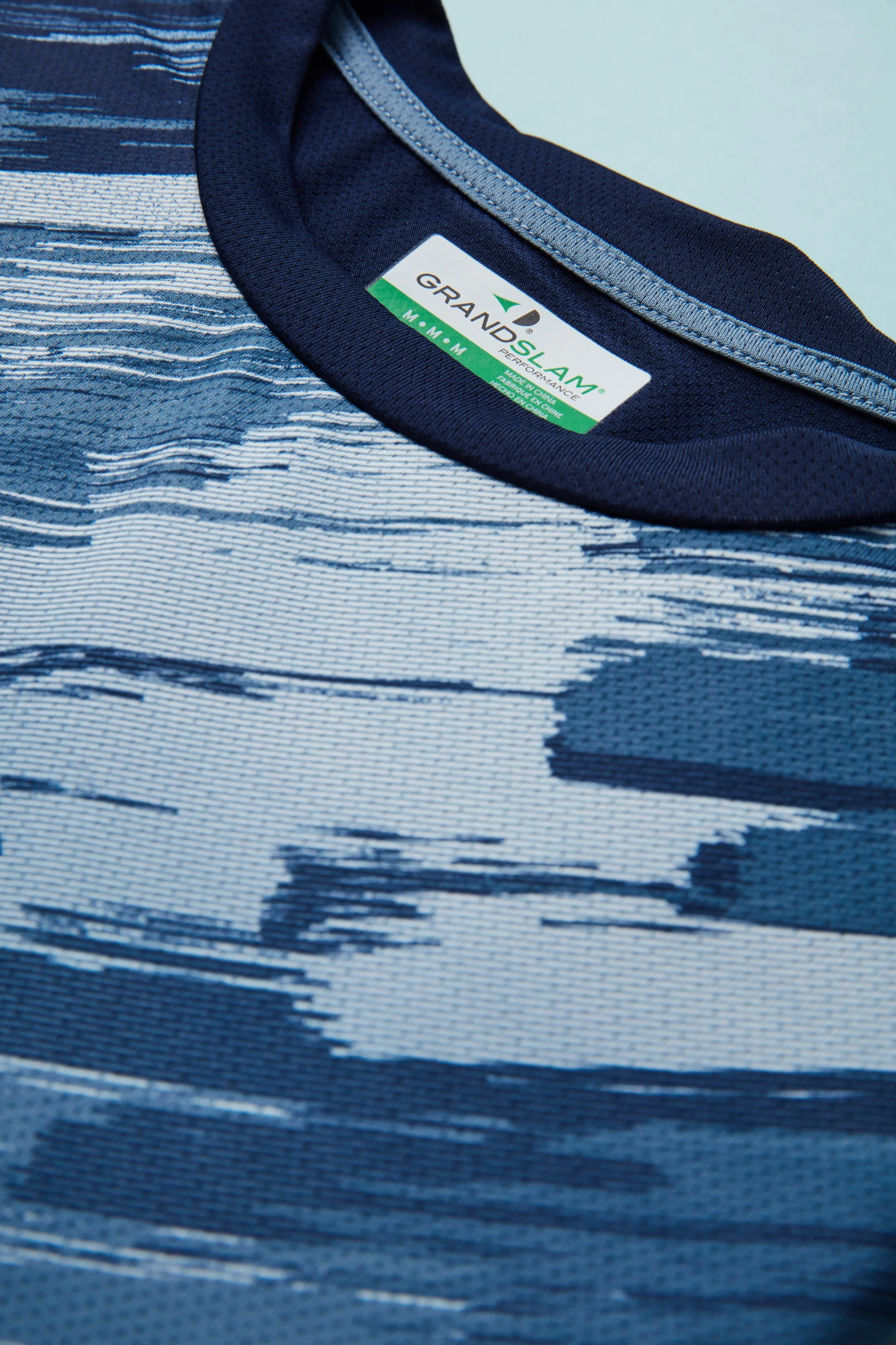 Men's Paint Splatter Printed Tennis Tee