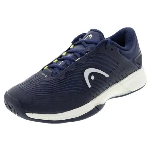 Men`s Revolt Pro 4.5 Tennis Shoes Navy and Lime