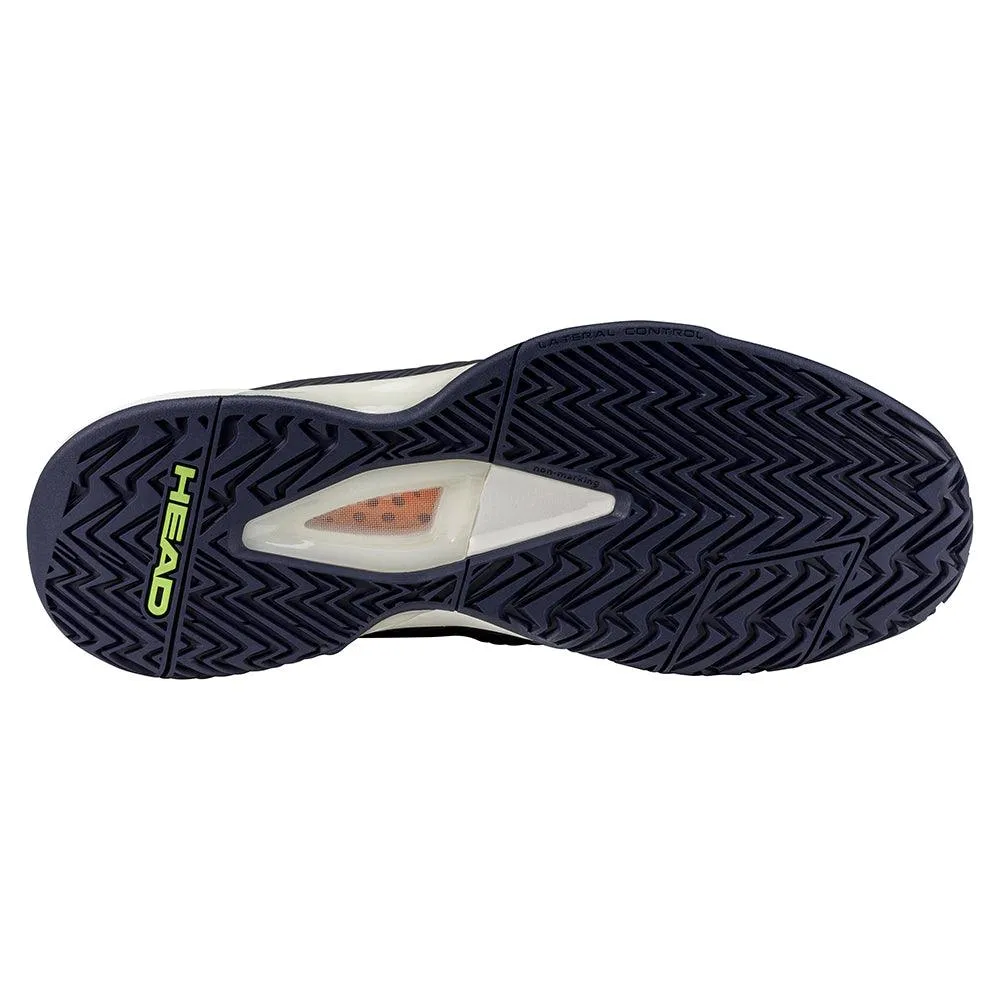 Men`s Revolt Pro 4.5 Tennis Shoes Navy and Lime