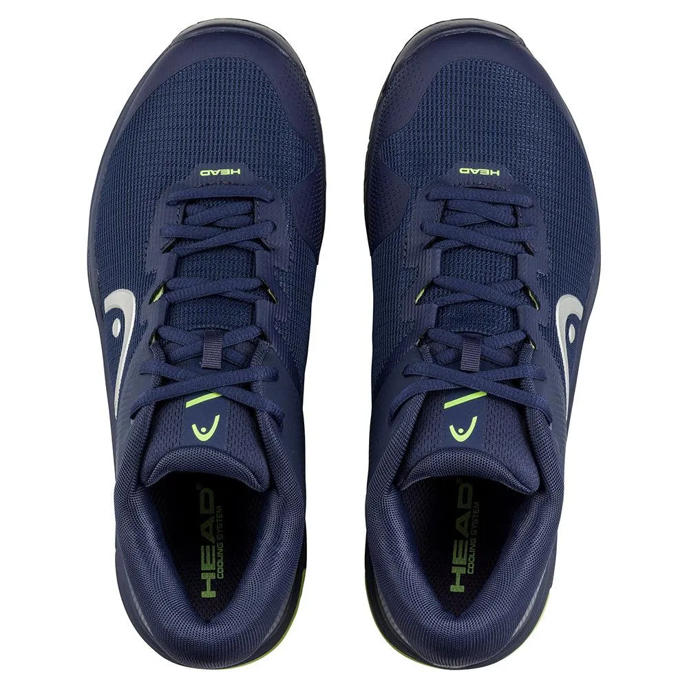 Men`s Revolt Pro 4.5 Tennis Shoes Navy and Lime
