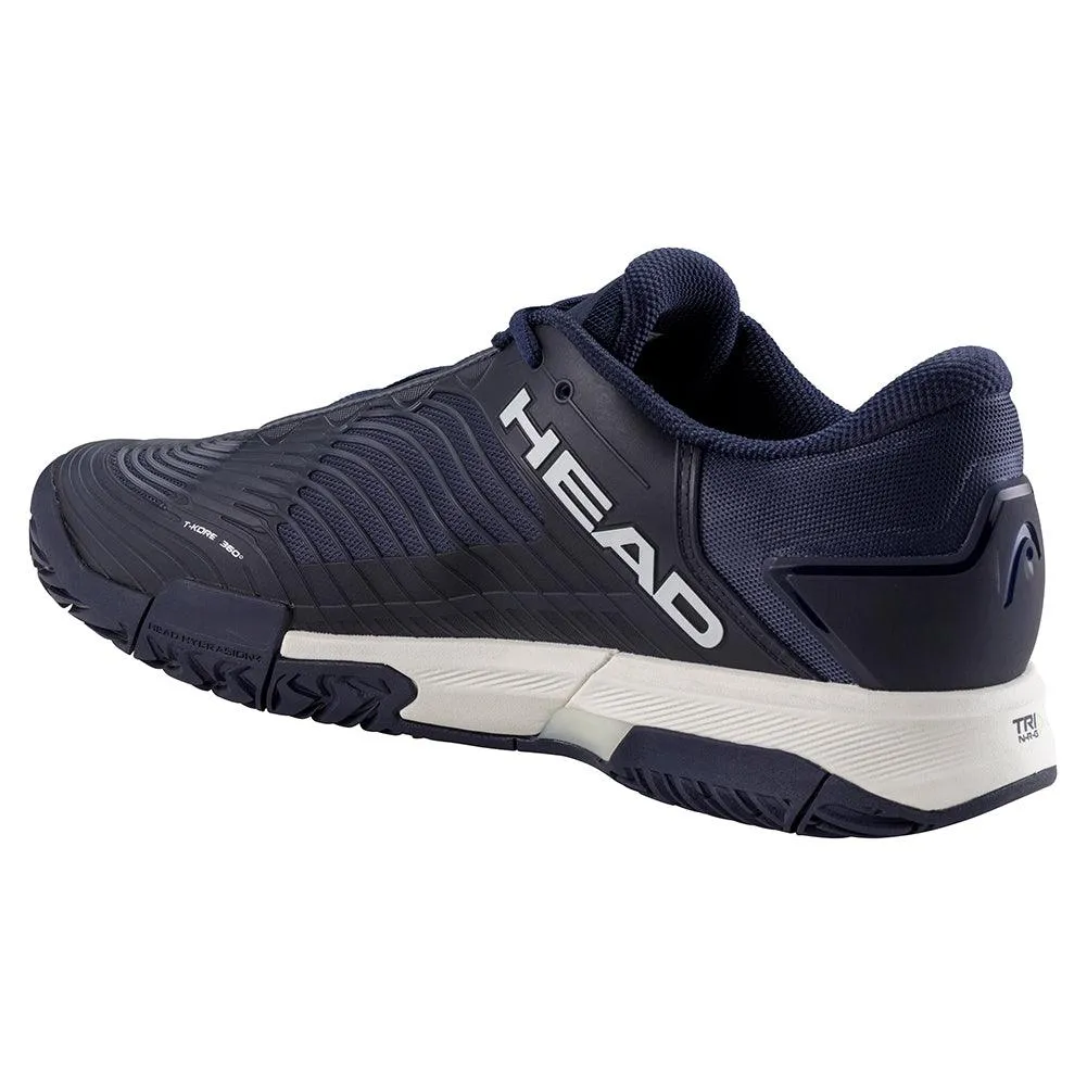 Men`s Revolt Pro 4.5 Tennis Shoes Navy and Lime