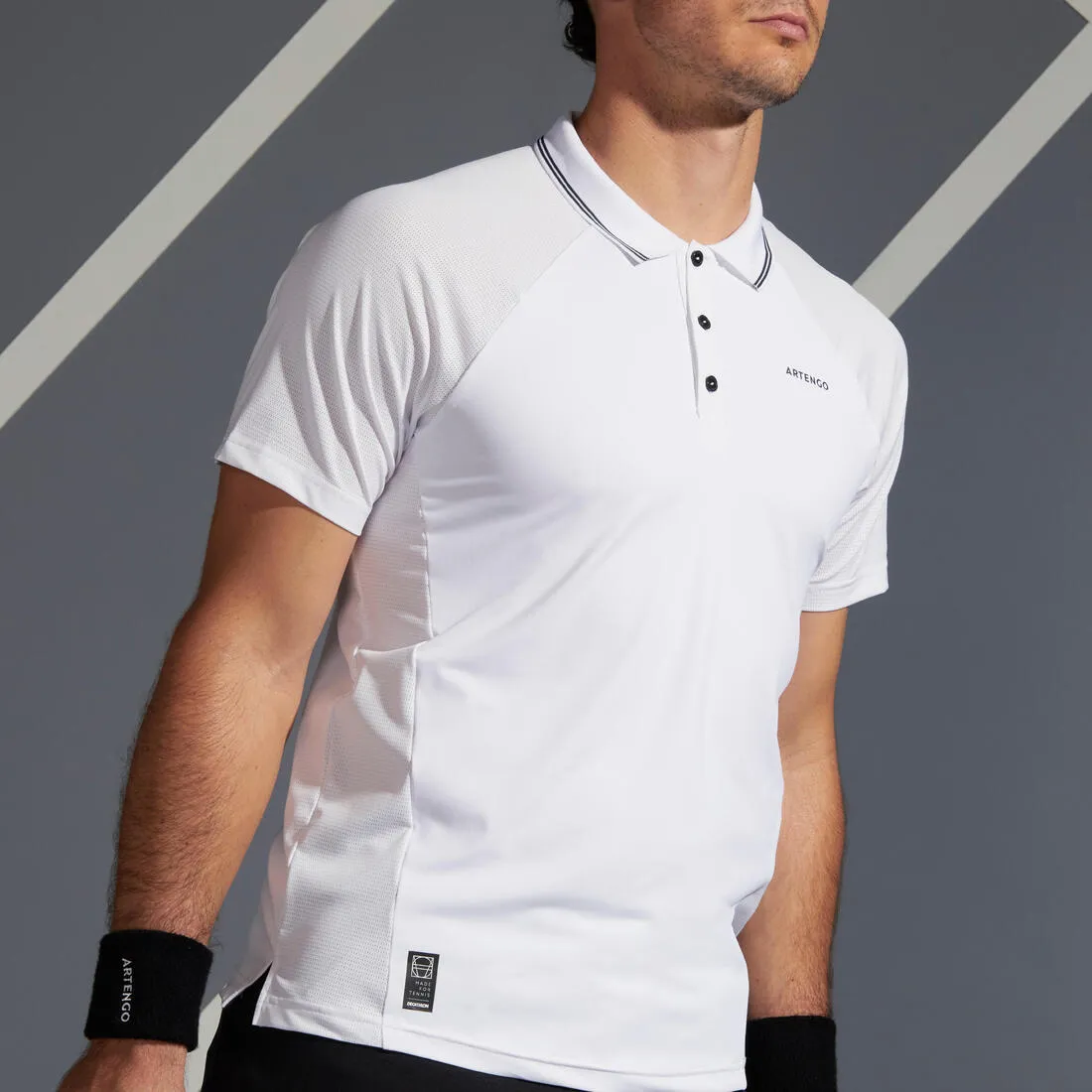 Men's Tennis Polo Shirt TPO 500 Dry
