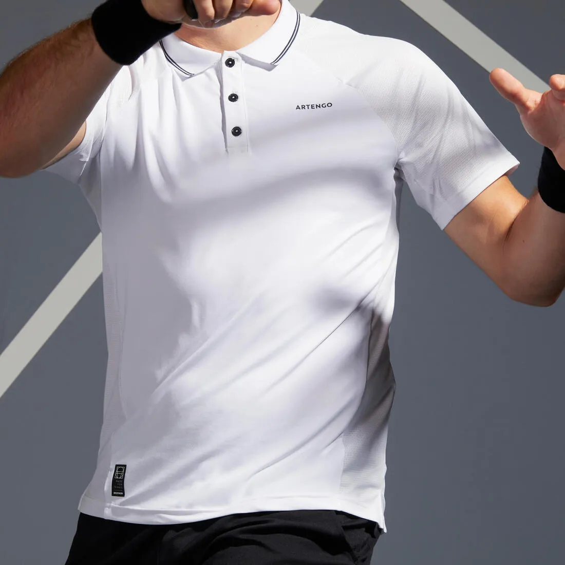 Men's Tennis Polo Shirt TPO 500 Dry