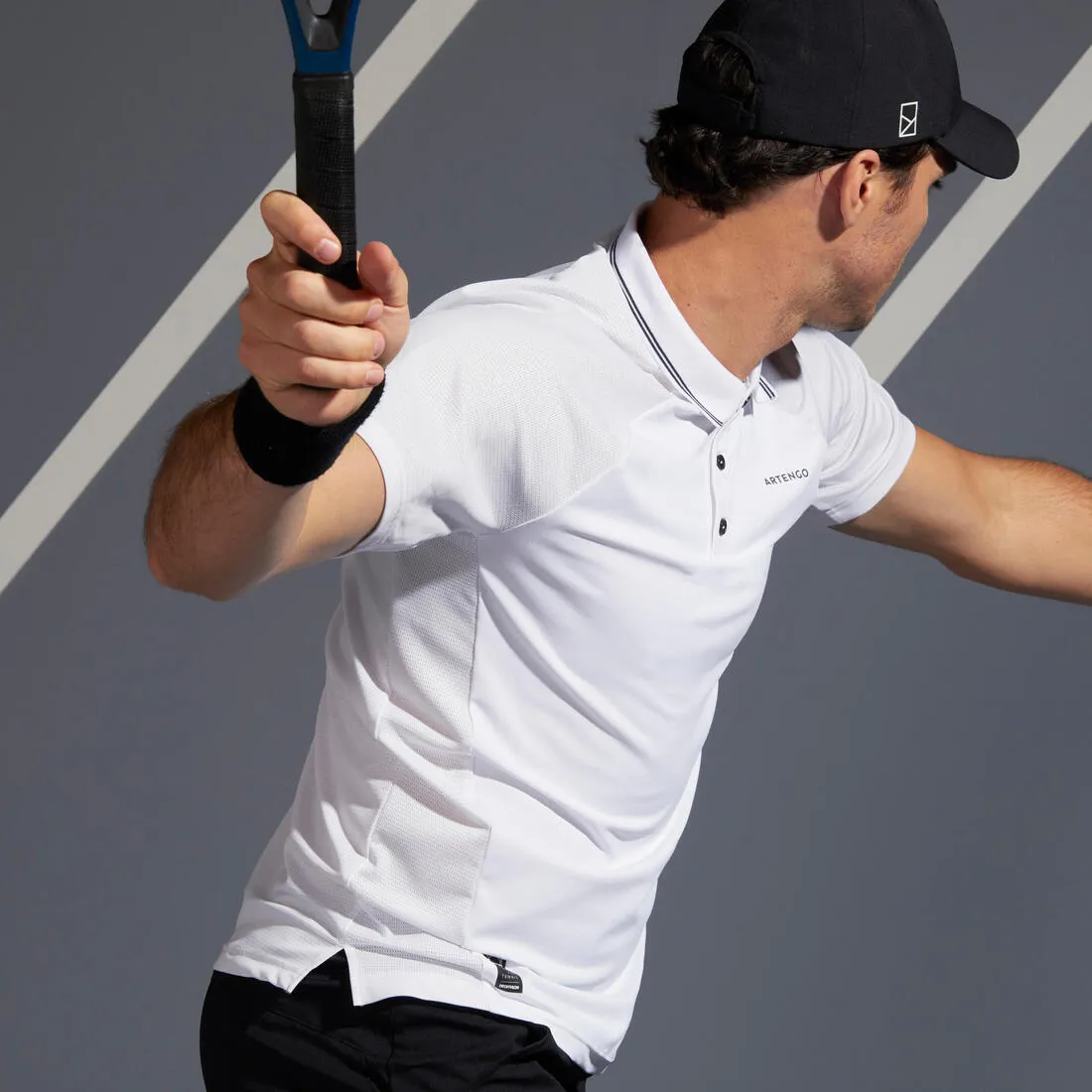 Men's Tennis Polo Shirt TPO 500 Dry