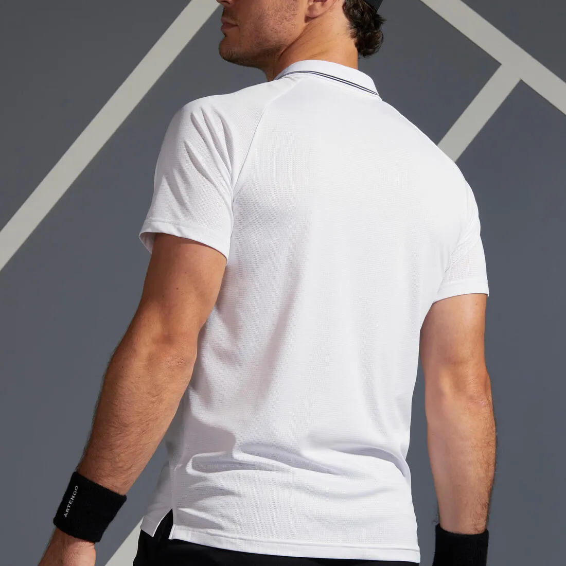 Men's Tennis Polo Shirt TPO 500 Dry