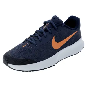 Men`s Vapor Lite 3 Tennis Shoes Thunder Blue and Obsidian