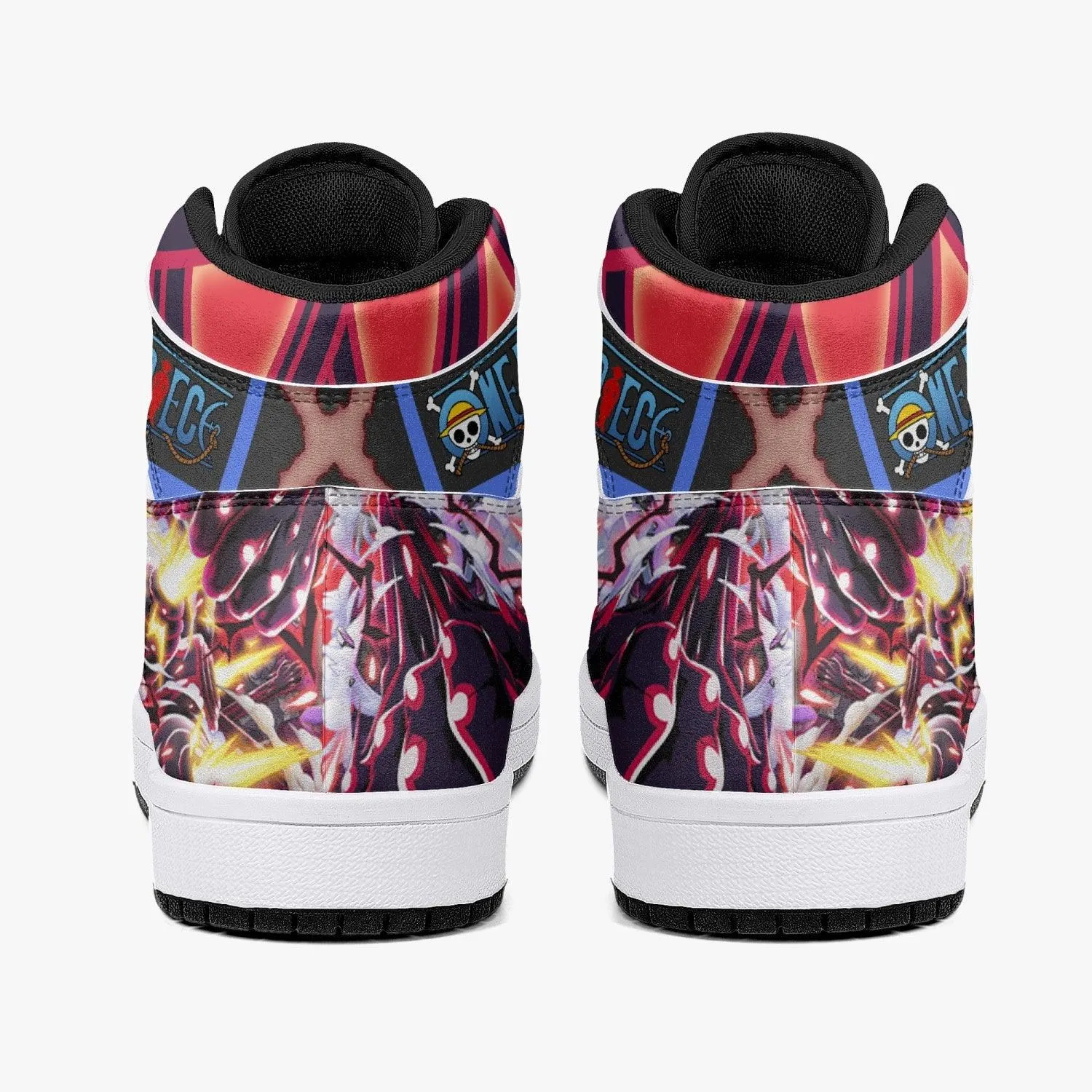 Monkey D. Luffy Gear 4th Snake Man One Piece Mid 1 Basketball Shoes