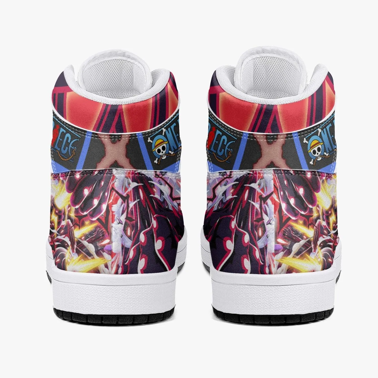 Monkey D. Luffy Gear 4th Snake Man One Piece Mid 1 Basketball Shoes