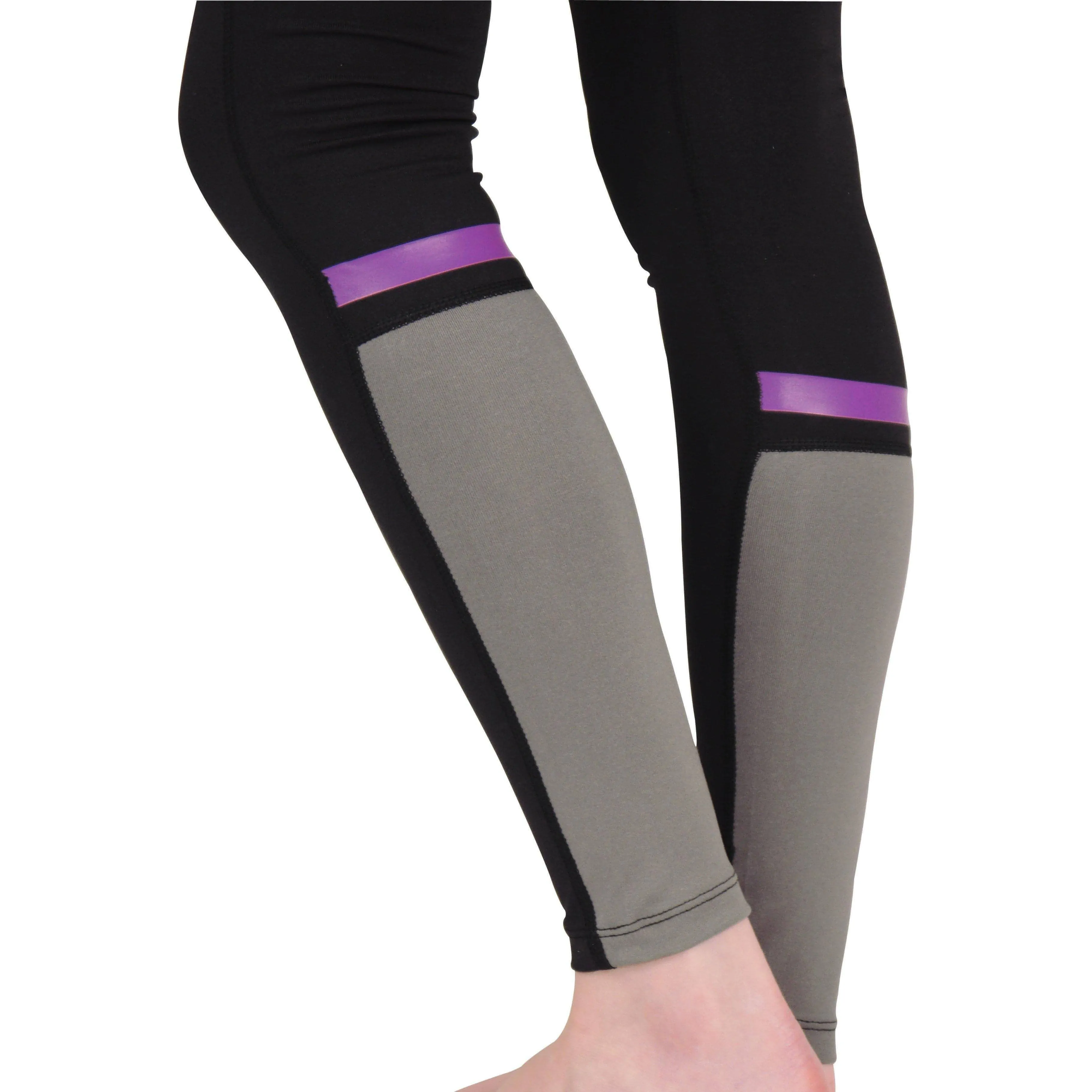 More Mile Power Womens Long Running Tights - Black