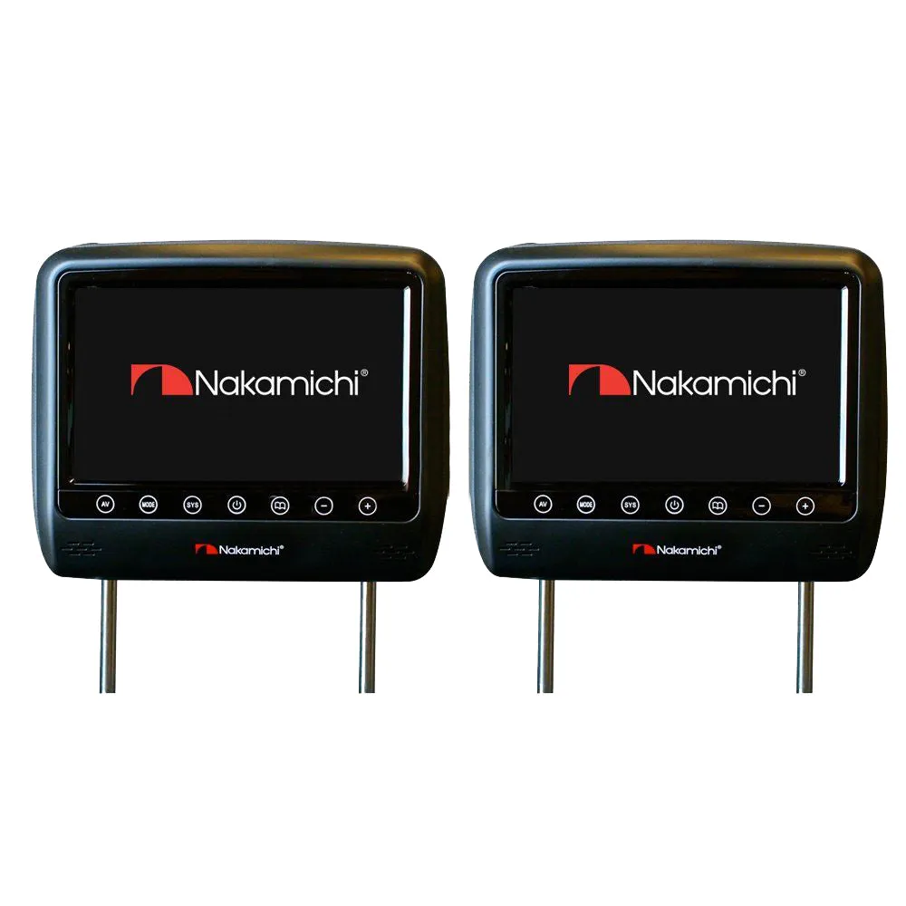 Nakamichi Car Headrest Monitor NHM-080A 8"
