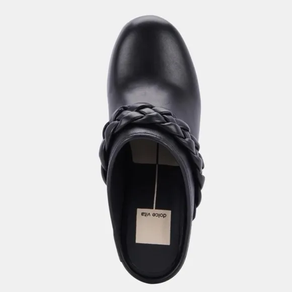 NEW! Dolce Vita Black Leather Hila Heels - Size 8.5