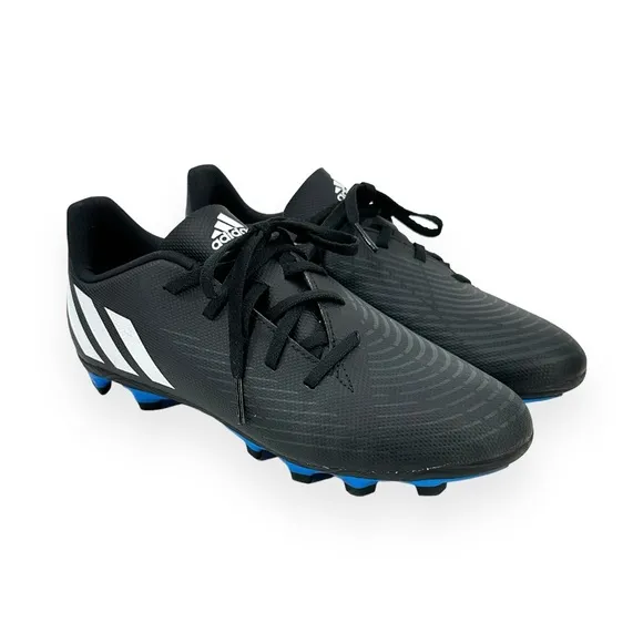 NIB Adidas Black Predator Edge.4 Flexible Ground Soccer Cleats sz 5.5 Men’s
