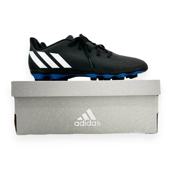 NIB Adidas Black Predator Edge.4 Flexible Ground Soccer Cleats sz 5.5 Men’s