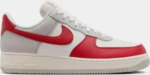 Nike Air Force 1 '07 LV8 Red Toe White Gray Beige HJ9094-012 Shoe Trainer