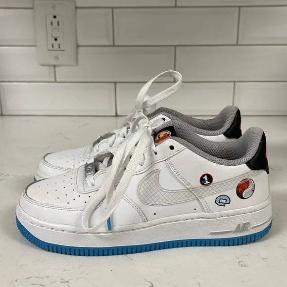 Nike Air Force 1 LV8 1 ‘Happy Hoops’ DM8088-100 Size 4Y