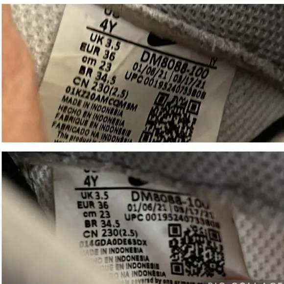 Nike Air Force 1 LV8 1 ‘Happy Hoops’ DM8088-100 Size 4Y