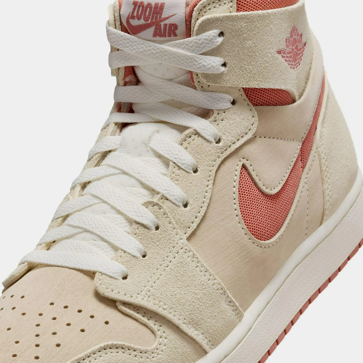Nike Air Jordan 1 Zoom CMFT 2 Burnt Sunrise Sail White Beige DV1307-102 Sneaker