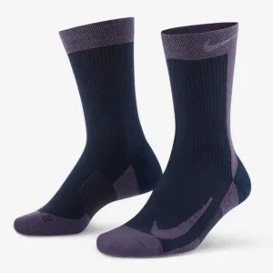 Nike Court Multiplier Max Crew Socks 2 Pack (Obsidian/White)
