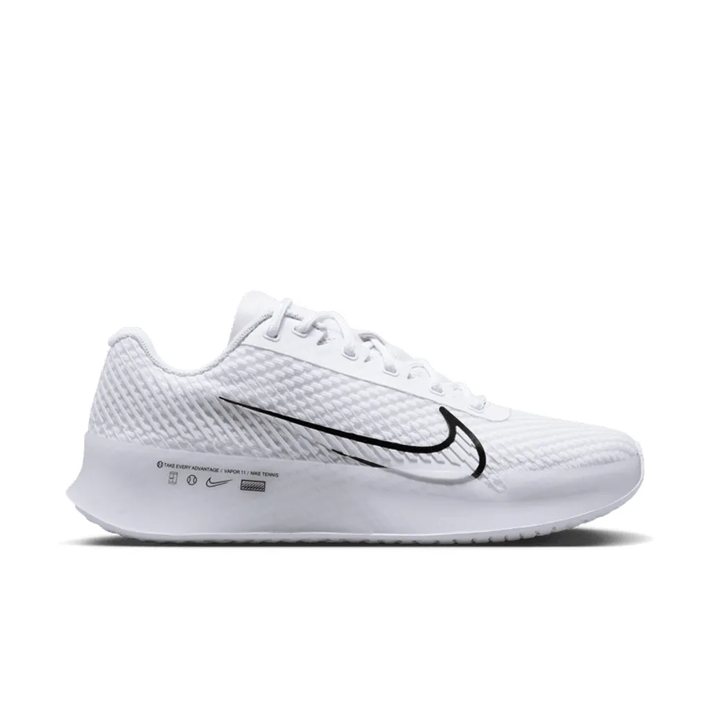 Nike Court Women's Air Zoom Vapor 11 Shoes in White/Black-Summit White
