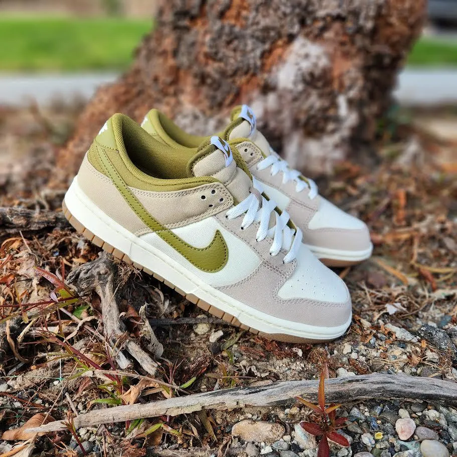 Nike Dunk Low Sail White Pacific Moss Green Beige HF4262-133 Sneaker Shoe