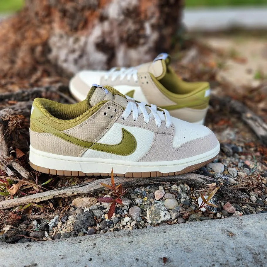 Nike Dunk Low Sail White Pacific Moss Green Beige HF4262-133 Sneaker Shoe