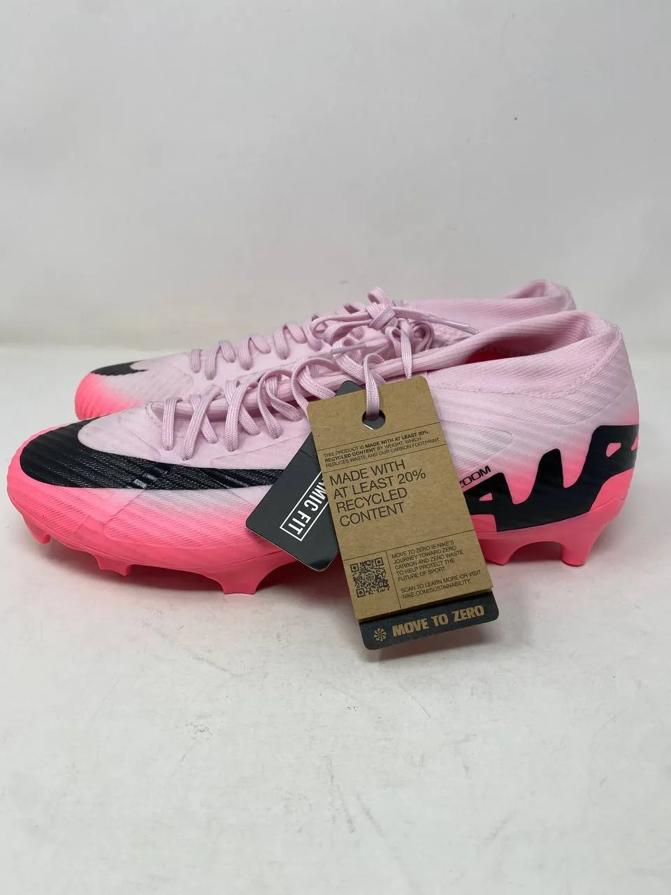 Nike Mercurial Vapor 15 Pro FG Soccer Cleats Pink/Black - New