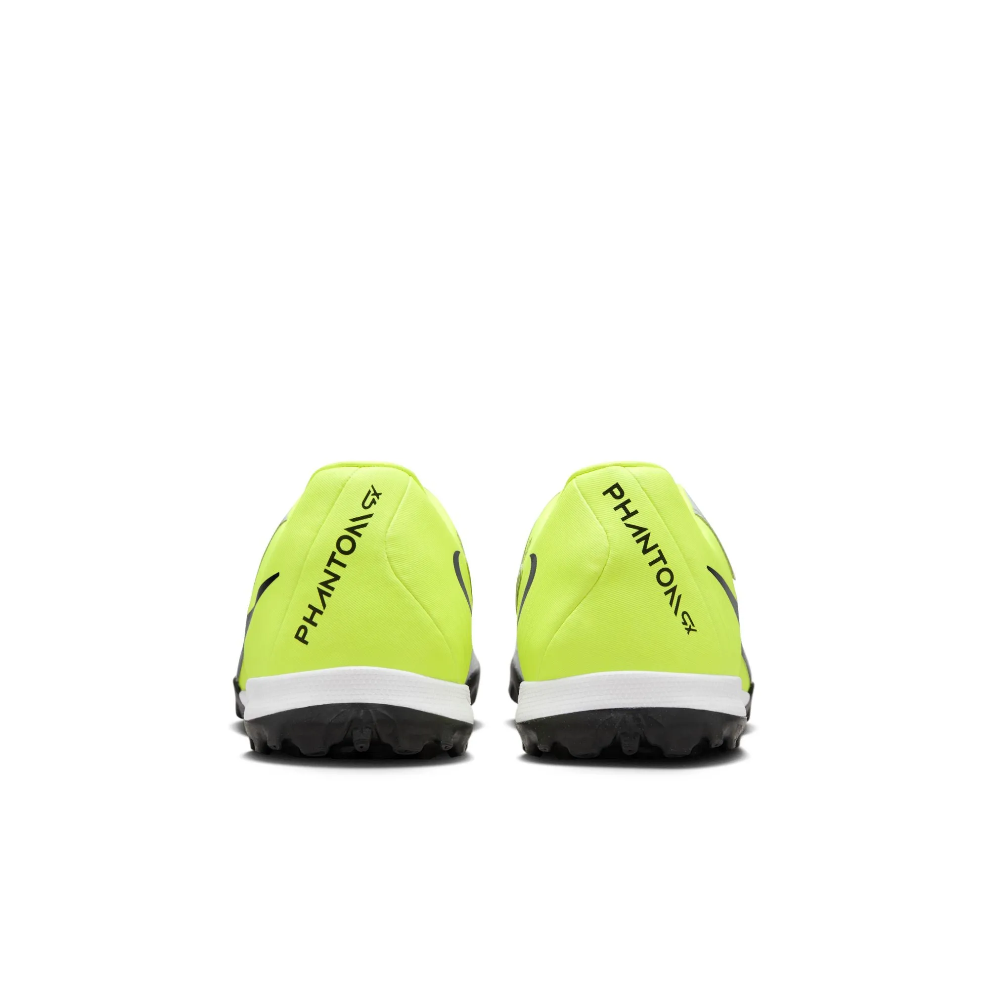 Nike Phantom GX 2 Academy TF Turf Soccer Shoes - Metallic Silver/Black/Volt