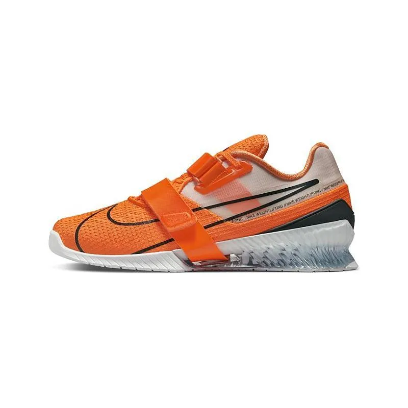 NIKE ROMALEOS 4 ORANGE TRAINING WHEIGHTLIFTING CROSSFIT ARANCIO