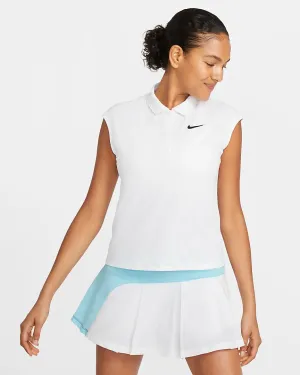 Nike Women's Victory Tennis Polo Shirt (White)