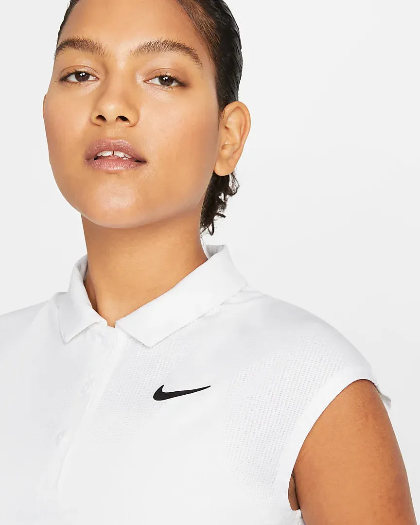 Nike Women's Victory Tennis Polo Shirt (White)