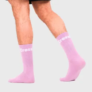 Northern Spirit - CROSSFIT® SOCKS MID-HEIGHT UNISEX SOCKS - ORCHID BLOOM