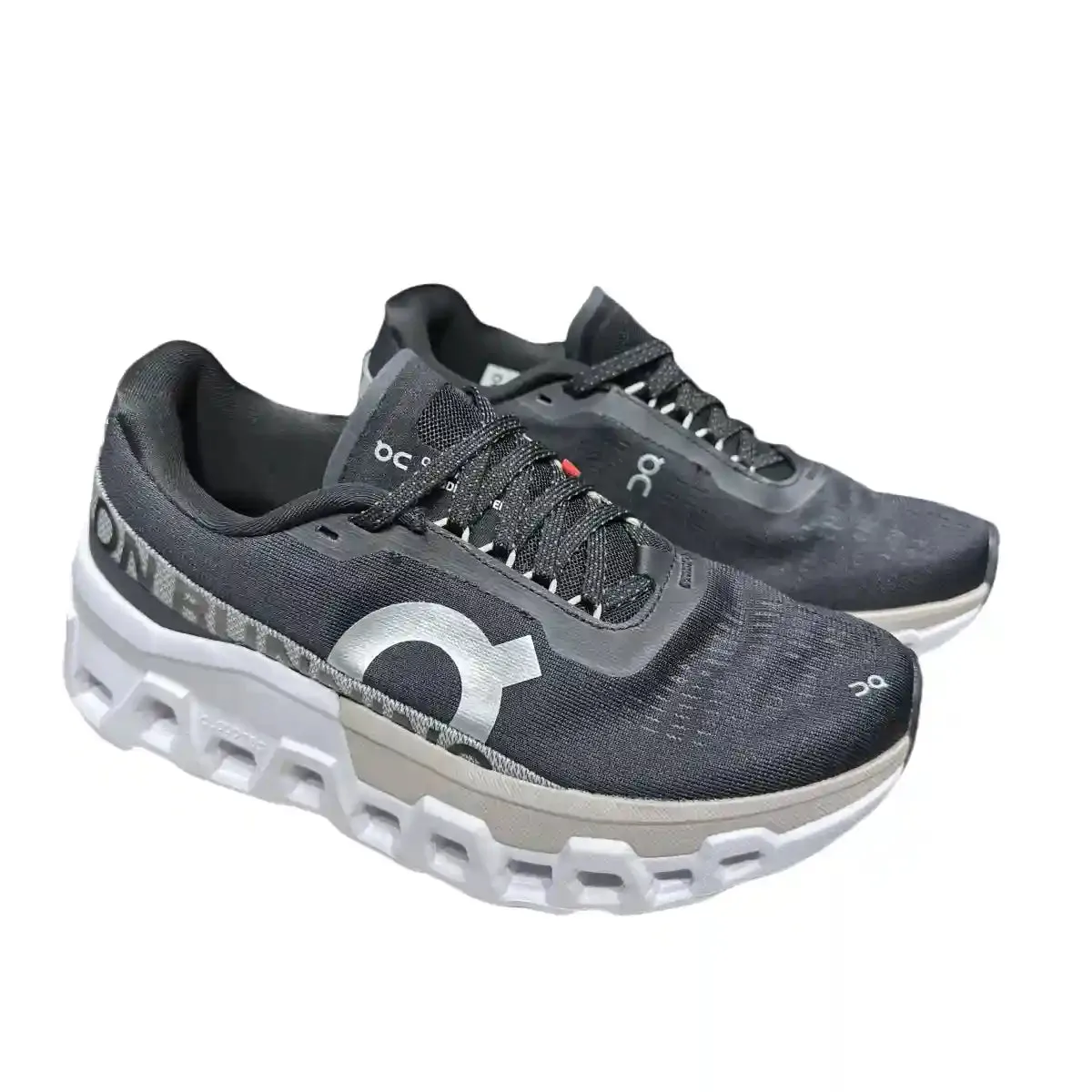 On Cloudmonster 2 Women's   Black/Mist White
